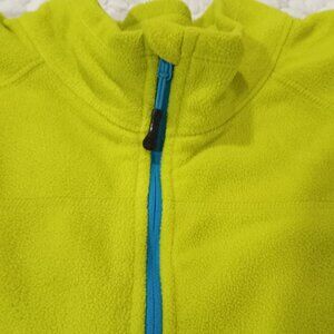 EDDIE BAUER NEON FLEECE WITH TURQUOISE TRIM/EDGING MEN SIZE XXL